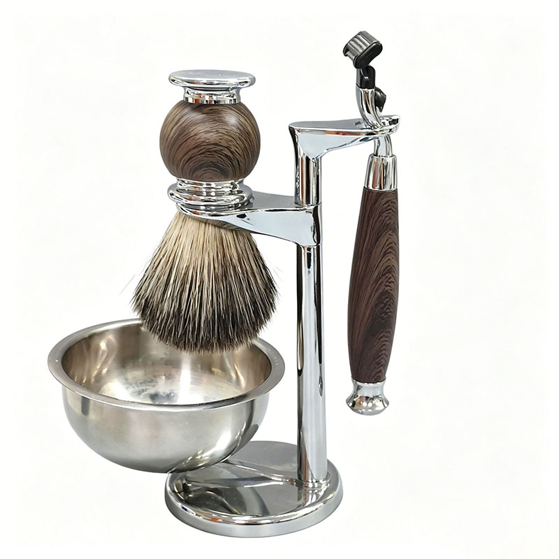 Shaving Brush Set - مجموعة حلاقة للرجال مكونة من 4