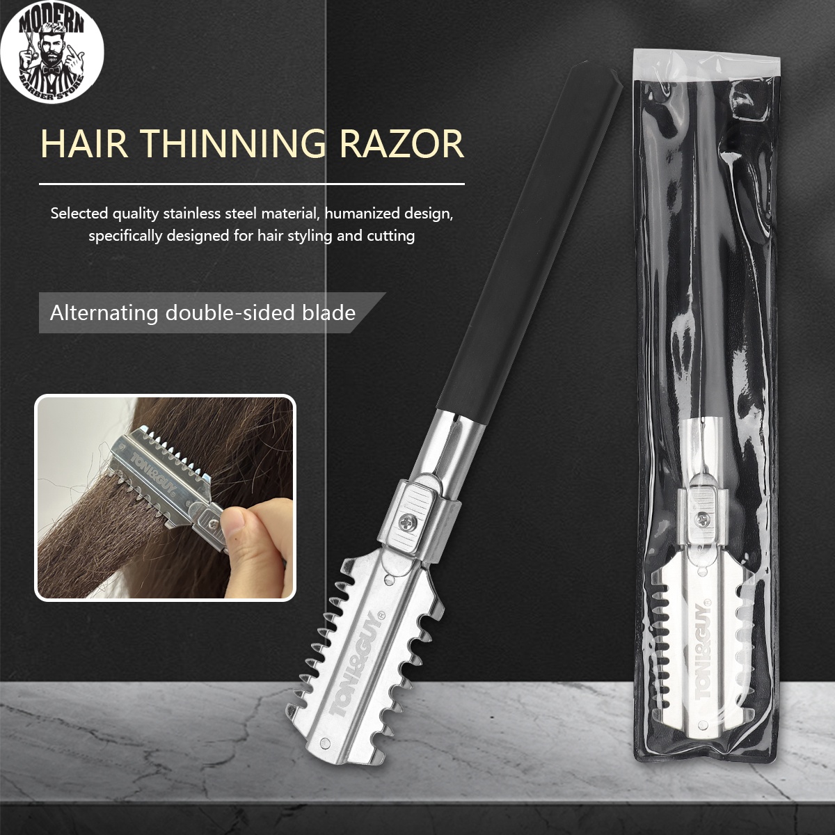 Men'S Grooming Trimmer - شفرات حلاقة مزدوجة الحواف للصالونات، أدوات