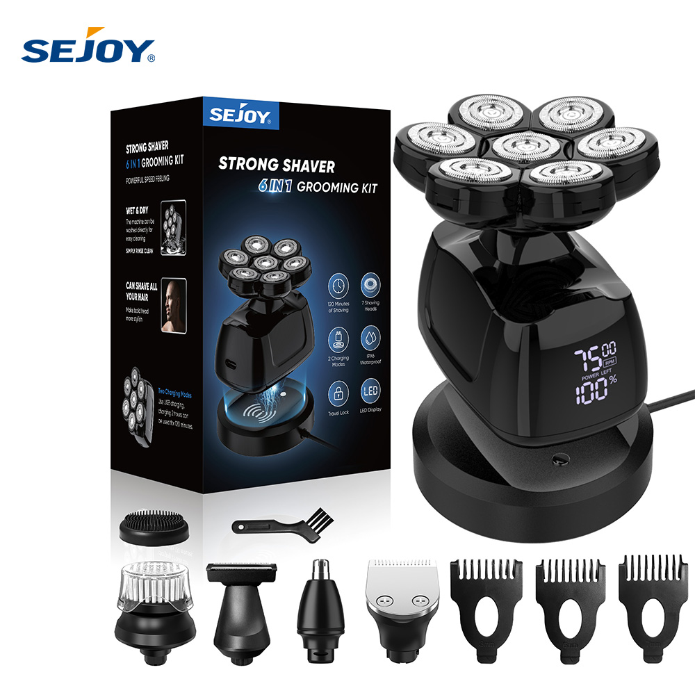 Men'S Grooming Razor Kit - ماكينة حلاقة متعددة الوظائف SEJOY 7D