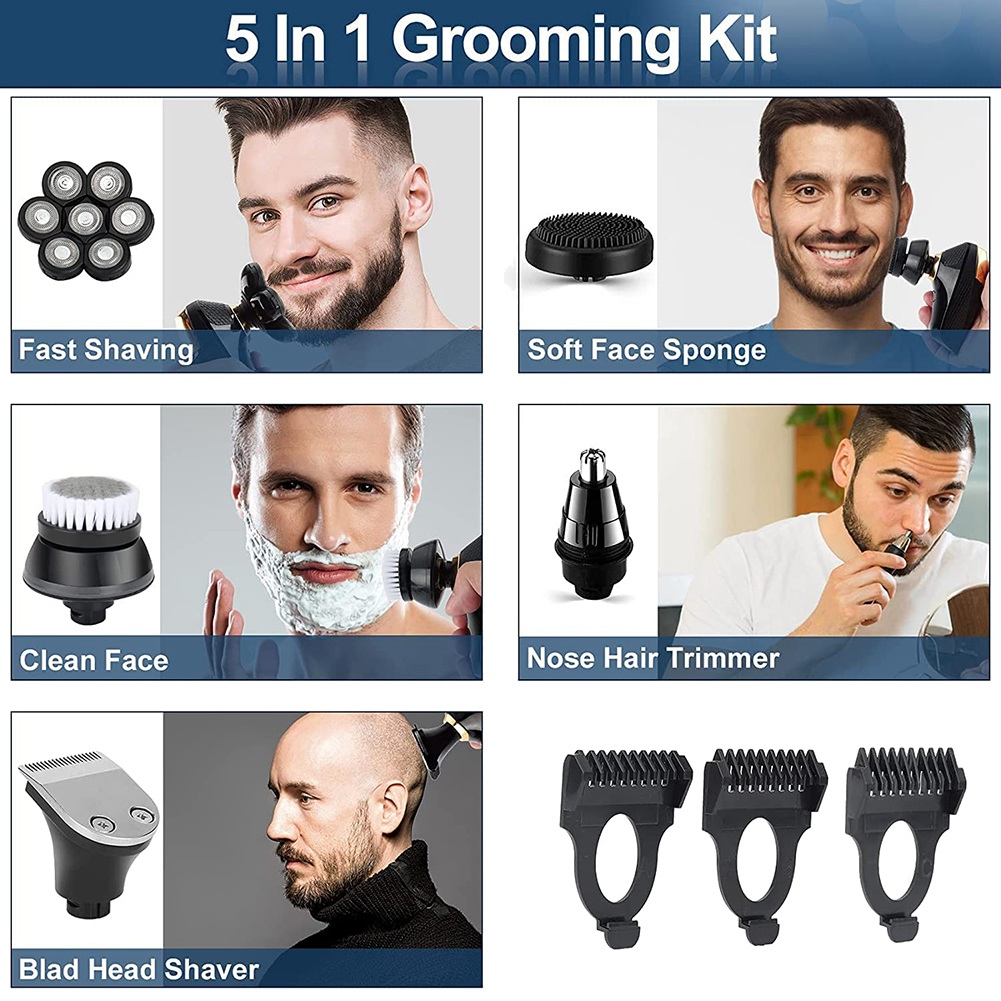 ماكينة حلاقة كهربائية A66Z 7D  - مراجعة Men'S Grooming Razor Kit وسعره