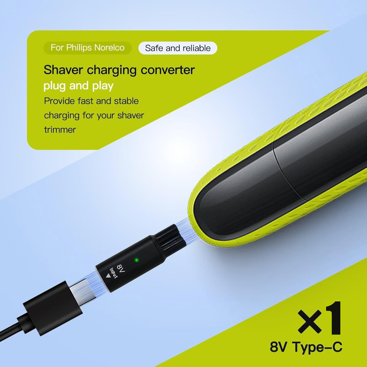 محول شحن ماكينة حلاقة 8 فولت H - مراجعة Men'S Grooming Trimmer وسعره