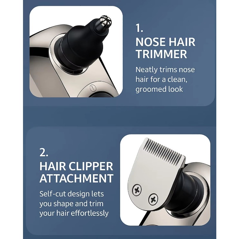 ماكينة حلاقة كهربائية 9D للرجا - مراجعة Men'S Grooming Razor Kit وسعره