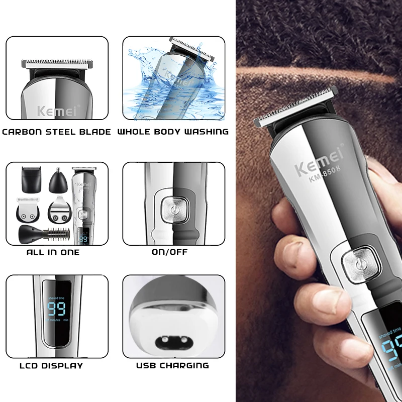 ماكينة حلاقة كهربائية متعددة ا - مراجعة Men'S Grooming Razor Kit وسعره