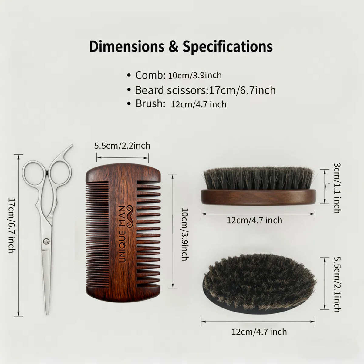 مجموعة اللحية الرجالية الفريدة - مراجعة Shaving Brush Set وسعره